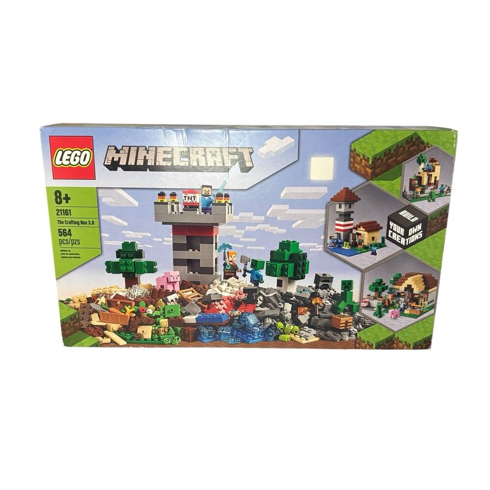 LEGO Minecraft The Crafting Box 3.0 (21161) New Damaged Box